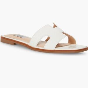 🔥🔥STEVEN NEW YORK Hutchy Croc Embossed Sandal